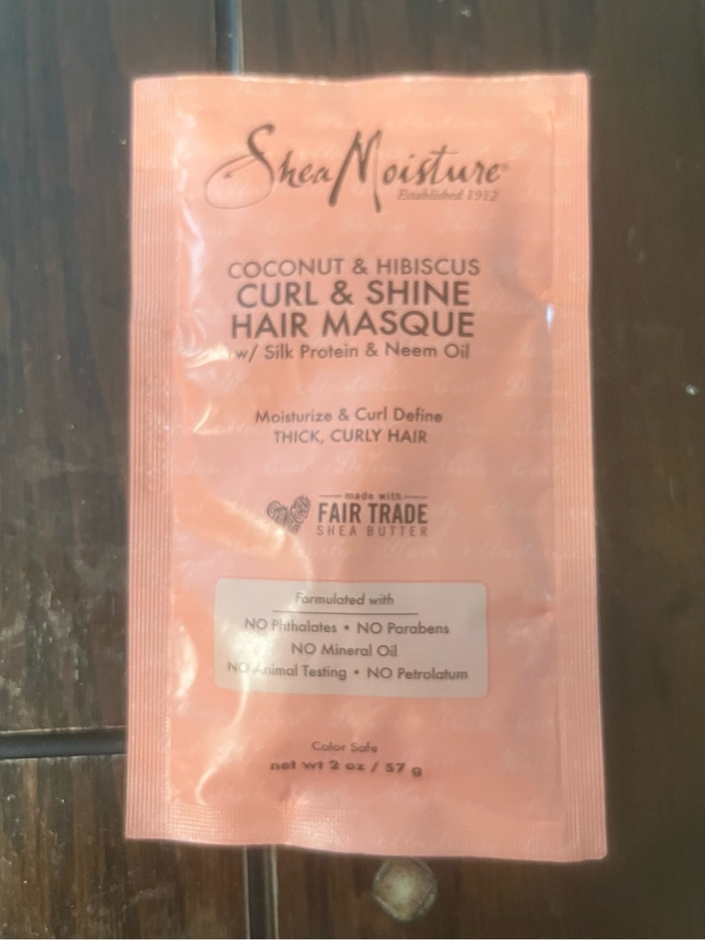 Shea Moisture Coconut & Hibiscus Curl and Shine Hair Masque